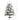 3’ Flocked North Carolina Fir Artificial Christmas Tree with 150 Warm White Lights and 545 Bendable Branche