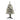 3' Flocked West Virginia Fir Artificial Christmas Tree with 50 Clear LED Lights