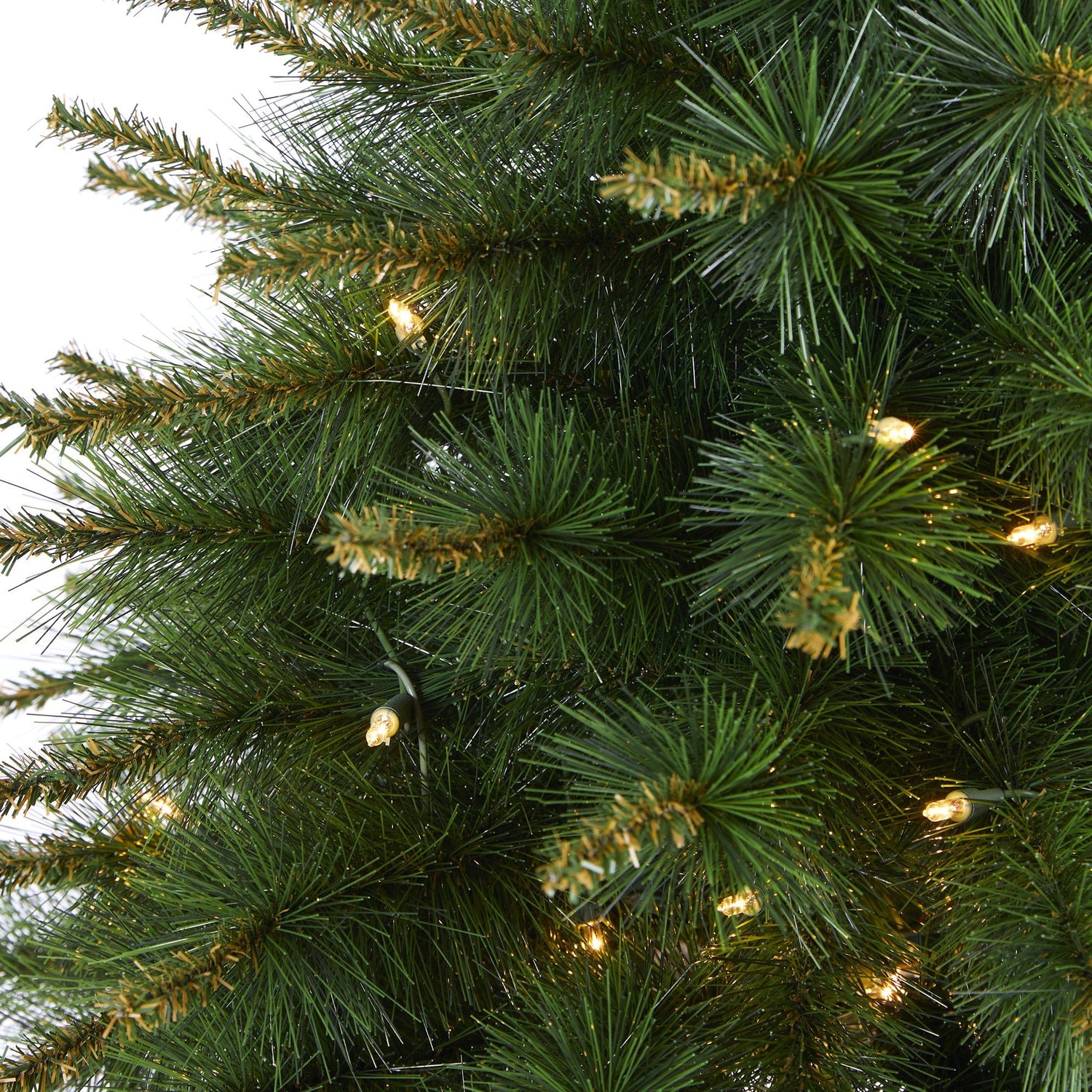 3’ New England Pine Artificial Christmas Tree with 50 Clear Lights and 117 Bendable Branches
