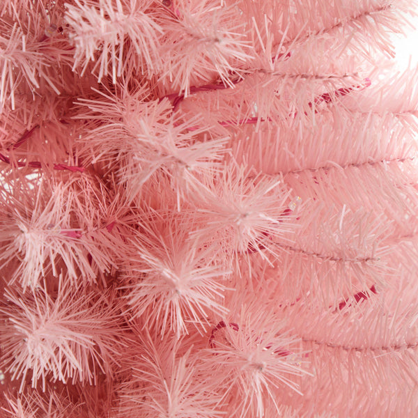 3’ Pink Artificial Christmas Tree with 50 LED Lights and 118 Bendable Branches