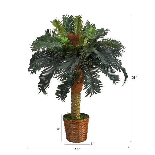 3’ Sago Palm Artificial Tree