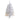 3’ Slim White Artificial Christmas Tree with 50 Warm White LED Lights and 161 Bendable Branches