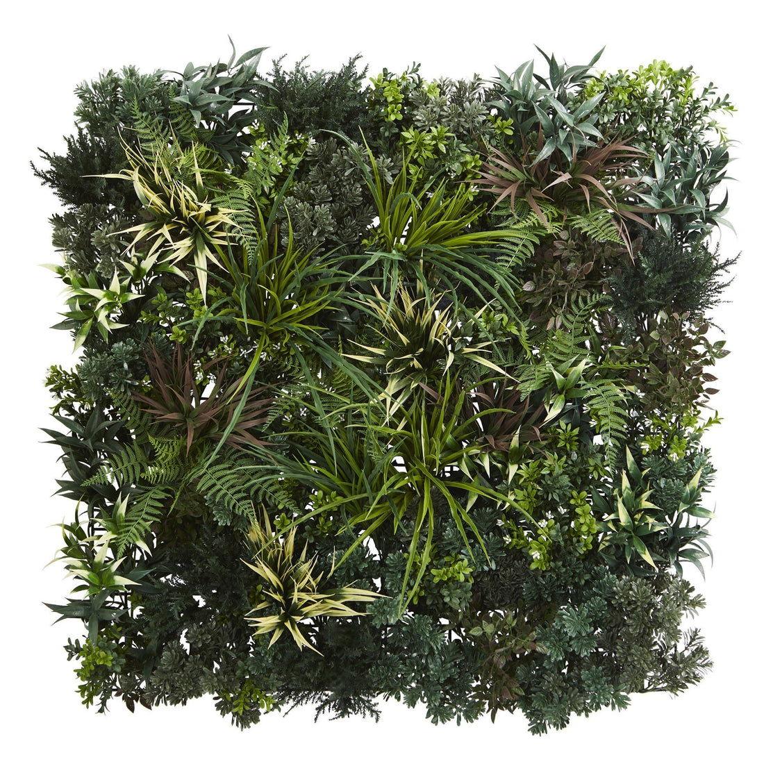 artificial outdoor trellis plants 3’ x 3’ Greens & Fern Artificial Living Wall UV Resist (Indoor/Outdoor) Trellis
