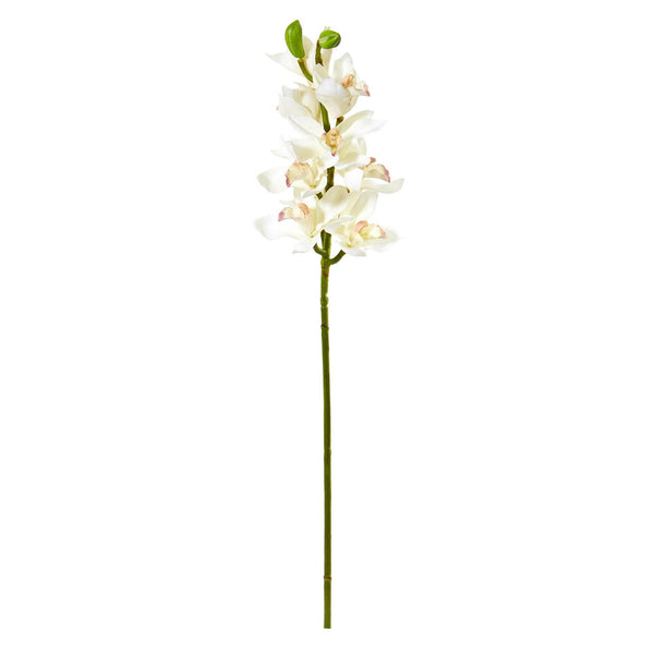 30” Cymbidium Orchid Artificial Flower (Set of 6)