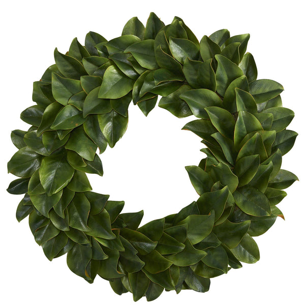 30” Magnolia Artificial Wreath