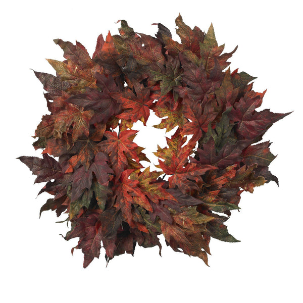 30" Maple Leaf Wreath"
