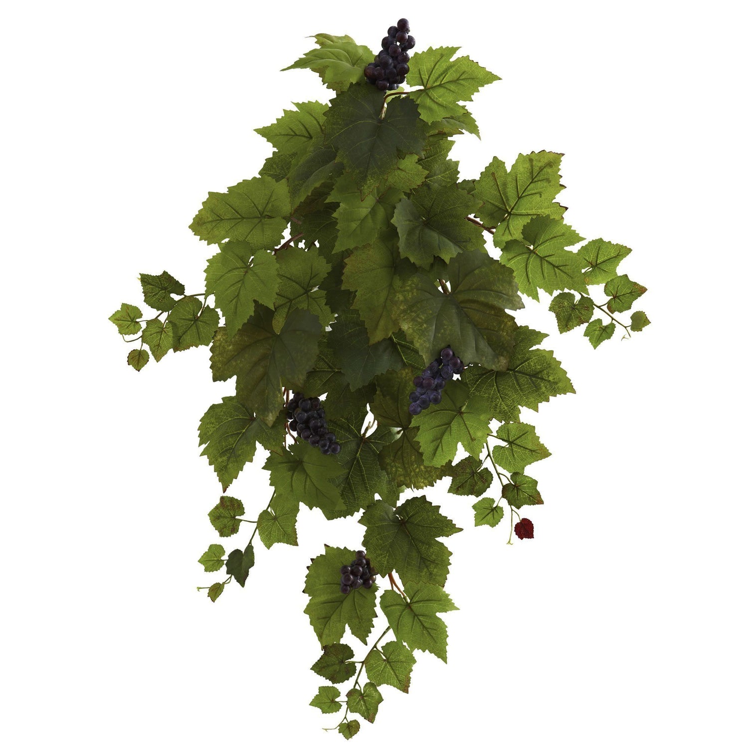 31” Grape Hanging Leaf Artificial Plant (Set of 2)
