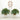 32” Artificial Boston Fern Plant with Metal Planter with Stand DIY KIT - Set of 2