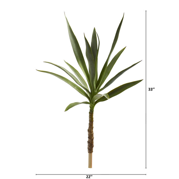 33” Yucca Head Artificial Plant (Set of 2)