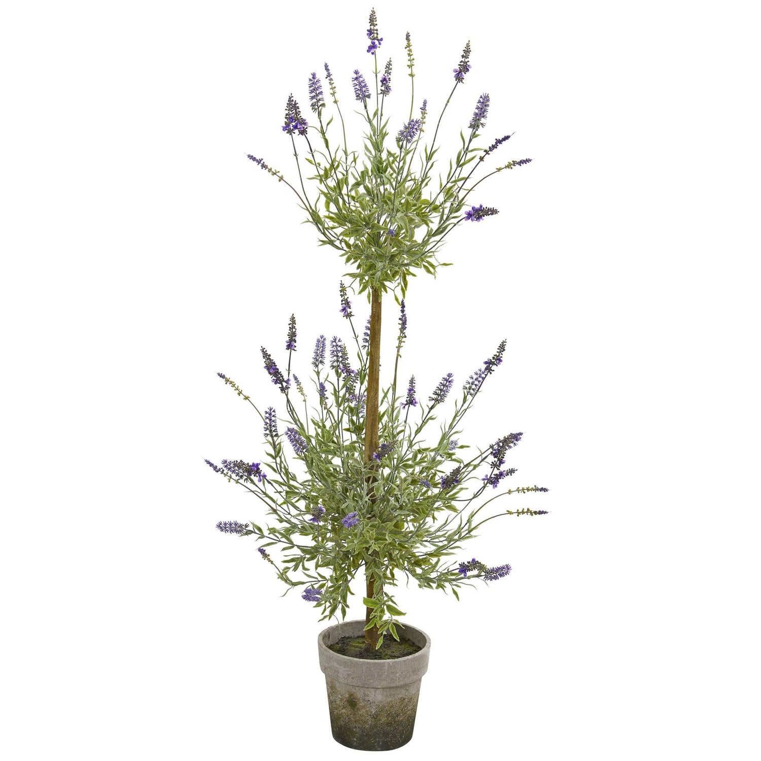34” Lavender Topiary Artificial Tree