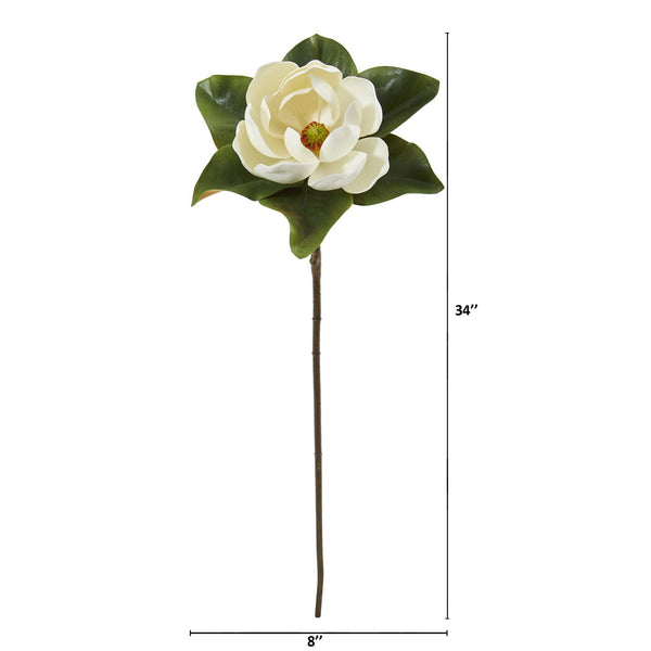 34” Magnolia Artificial Flower (Set of 3)
