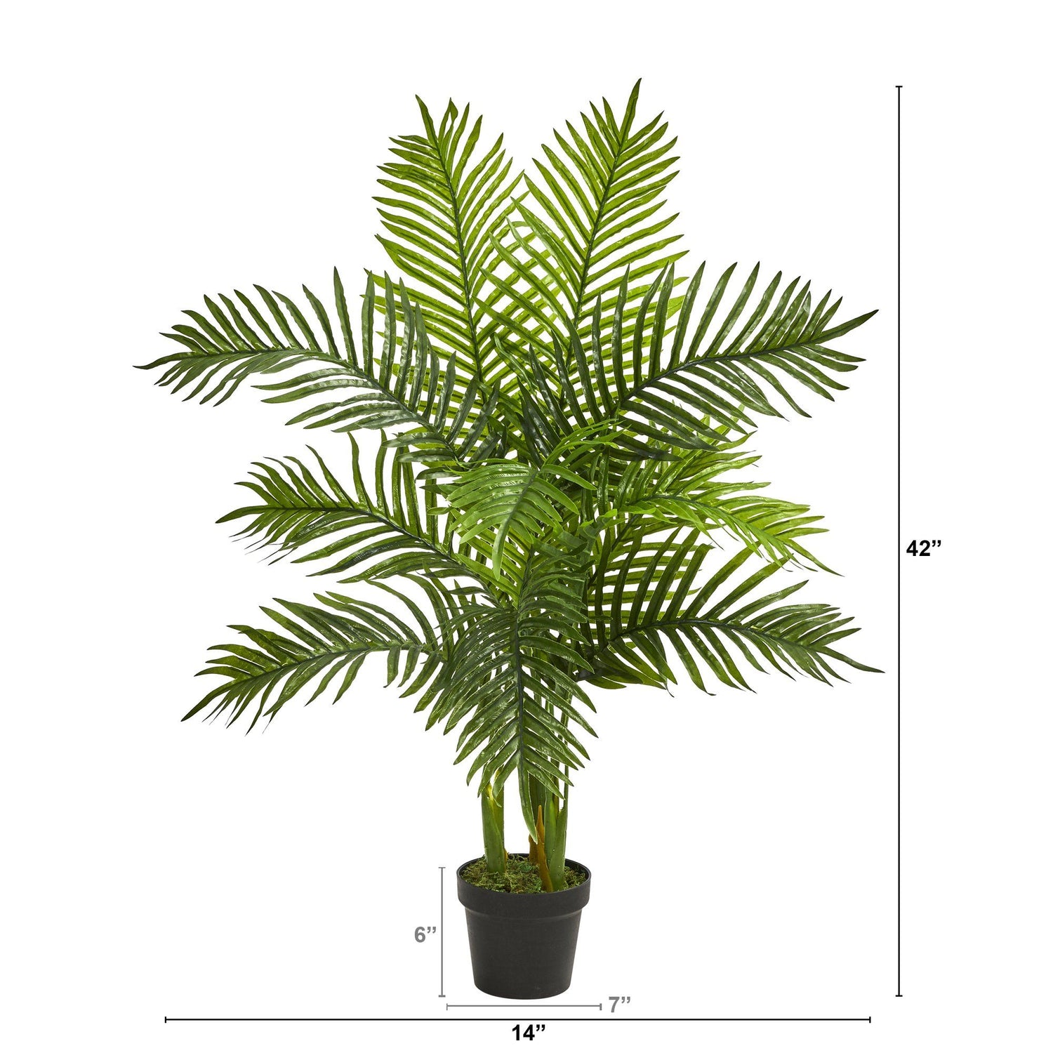 3.5' Areca Palm Artificial Tree (Real Touch)