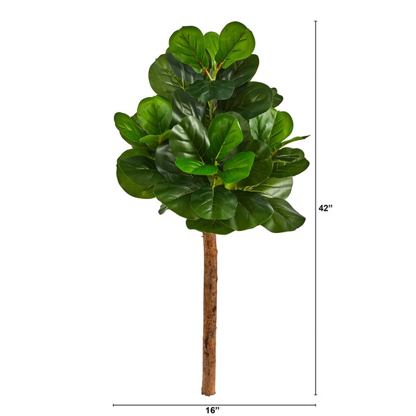 3.5’ Artificial Fiddle Leaf Tree (No Pot)