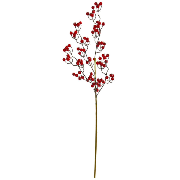 35” Berry Spray Artificial Flower (Set of 6)