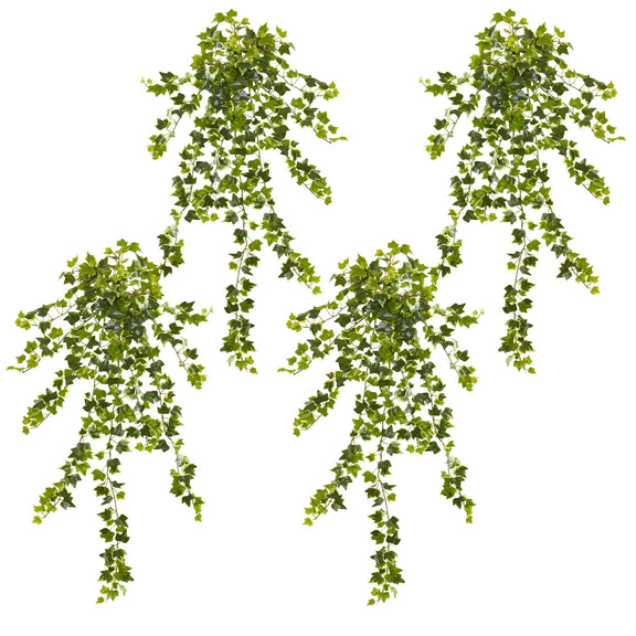 35” Ivy Artificial Hanging Plant (Set of 4) Nearly Natural