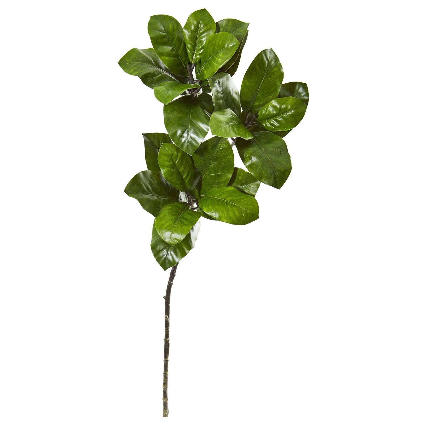 35” Magnolia Leaf Artificial Spray Plant (Set of 3)