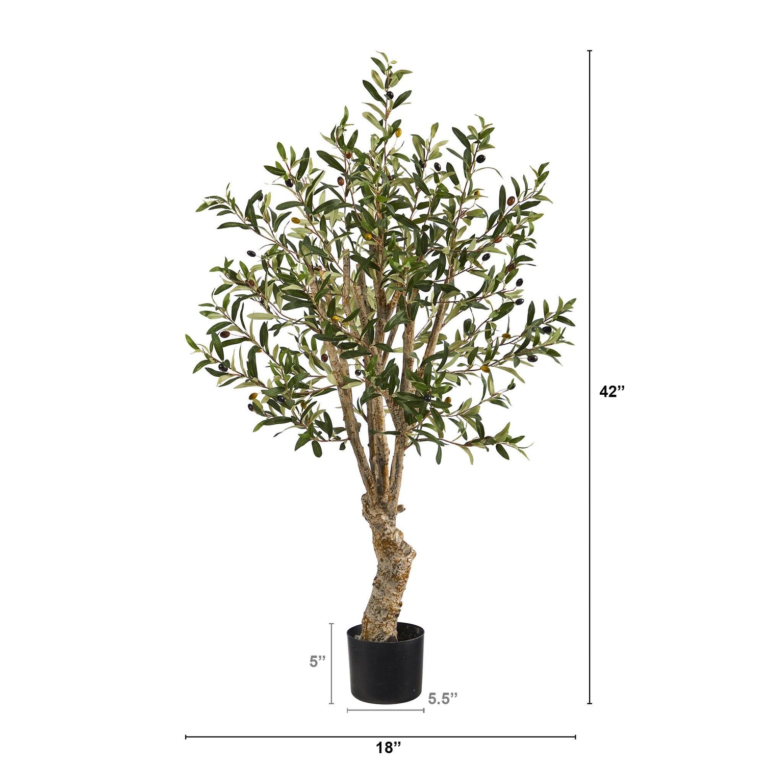 3.5’ Artificial Olive Tree