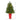 3.5’ Washington Fir Artificial Christmas Tree with 50 Clear Lights in Tower Planter