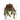 37” Bougainvillea Artificial Plant in Hanging Metal Bowl