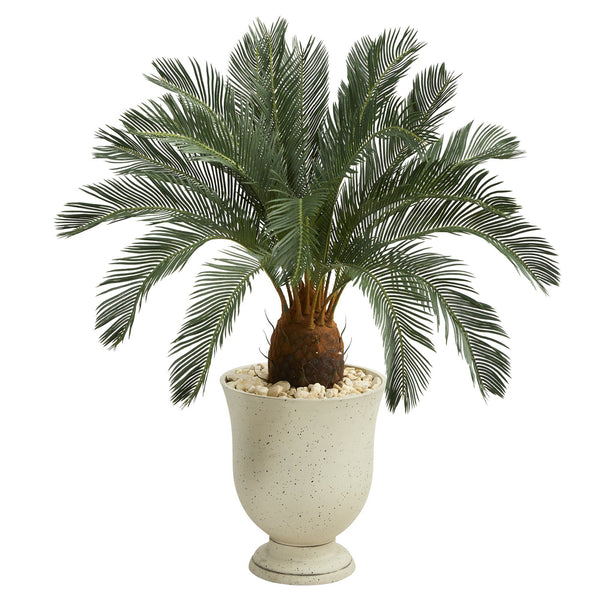 38” Cycas Artificial Tree in Decorative Urn