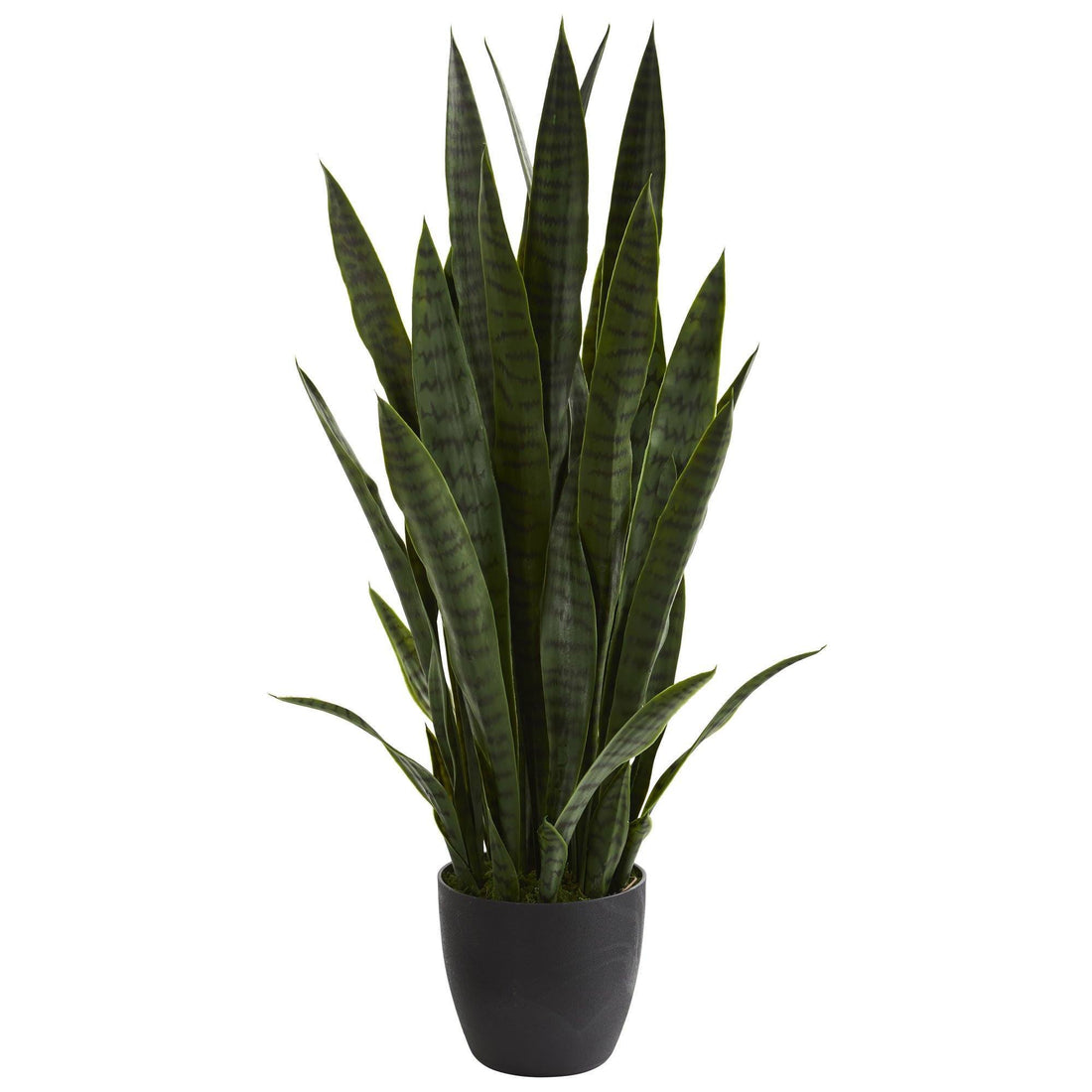 faux snake plant leaves 38” Sansevieria Artificial Plant 6350 Nearly Natural
