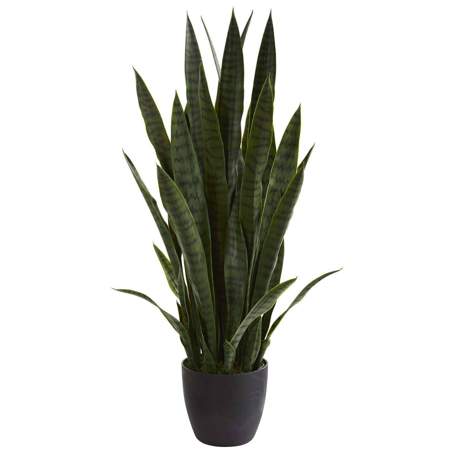 DUZYXI Artificial Snake Plants 16 with White Ceramic Pot Sansevieria Plant  Fake Snake Plant Greenery Faux Snake Plant in Pot for Home Office Living  Room Housewarming Gifts Indoor Outdoor Decor-Green : 