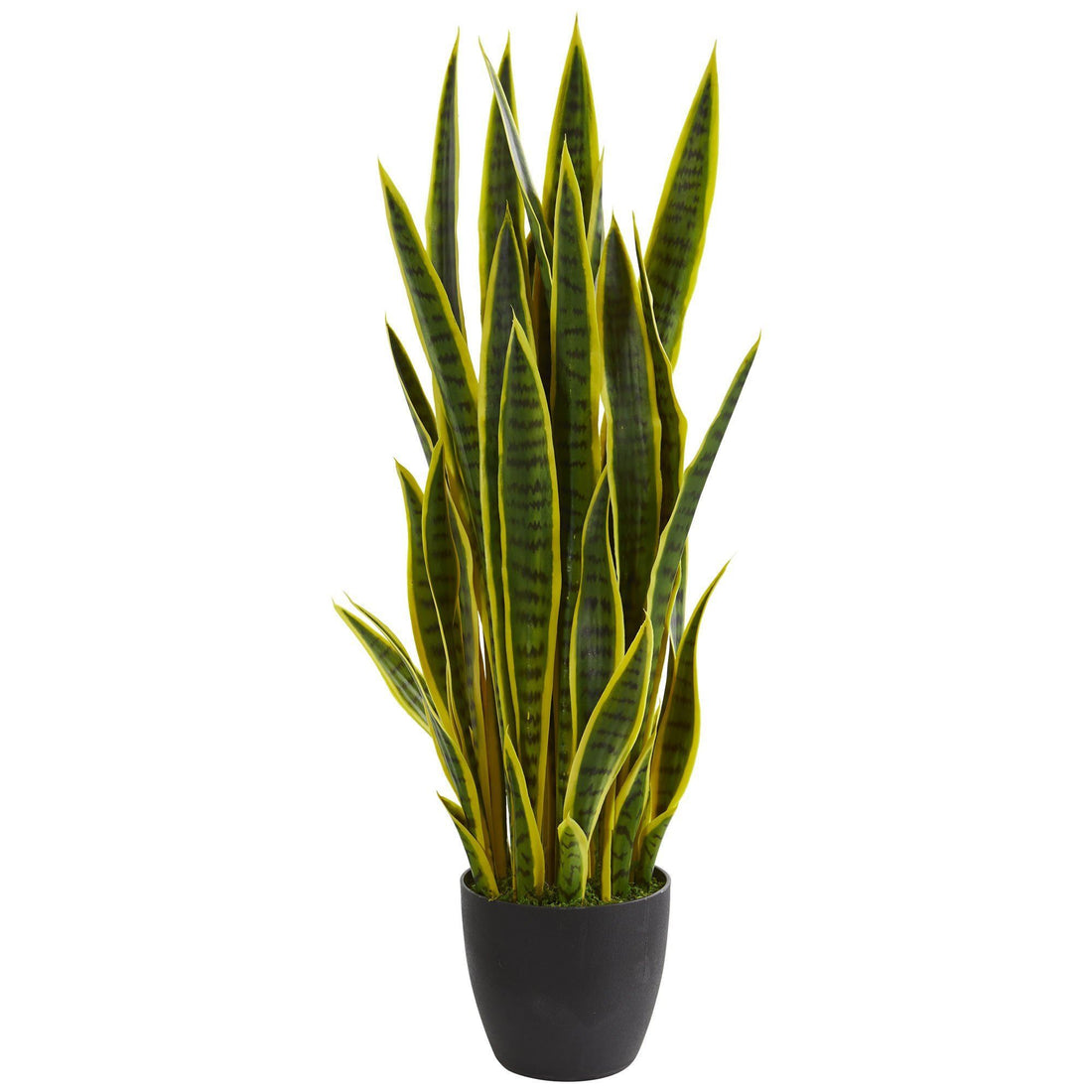 fake snake grass plant 38” Sansevieria Artificial Plant 6350 Nearly Natural