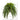 39” Boston Fern Artificial Plant in Metal Hanging Bowl