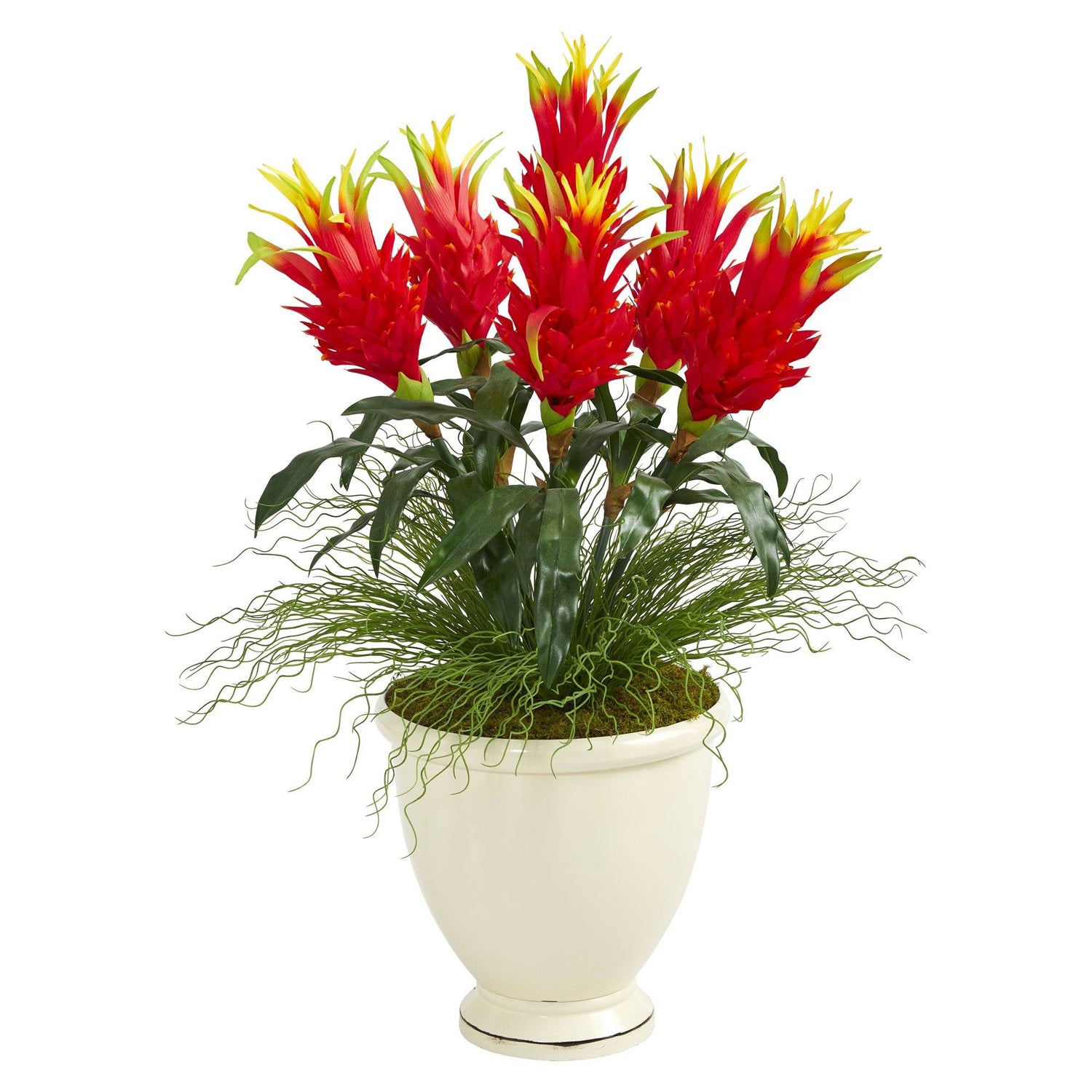 39” Dragon Fruit Artificial Plant in Decorative Urn
