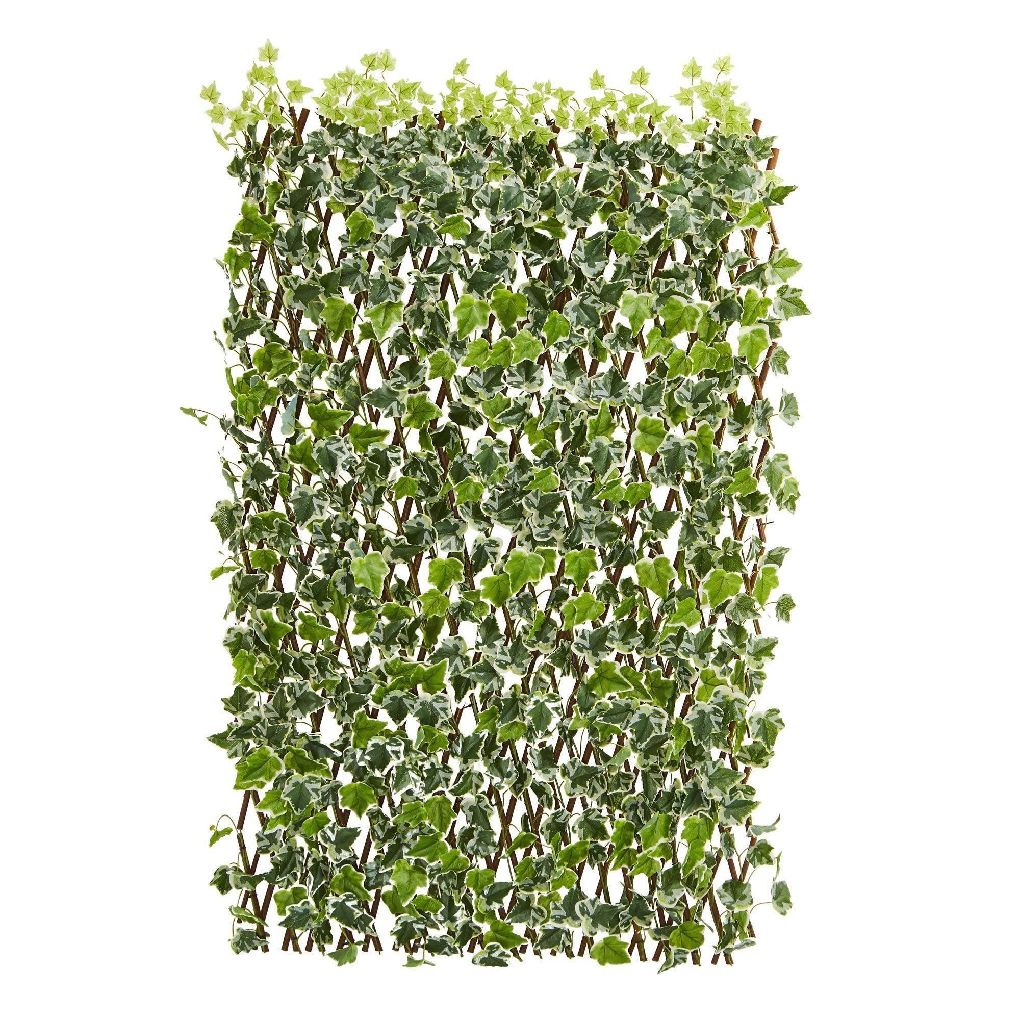 39” English Ivy Expandable Fence UV Resistant & Waterproof