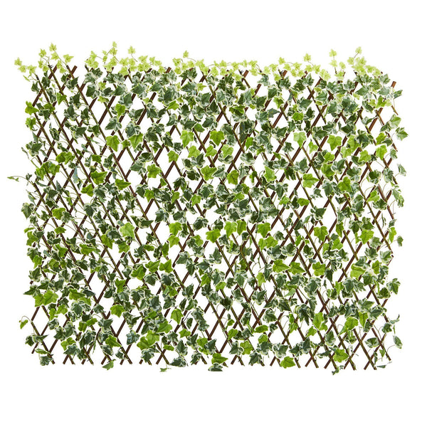 39” English Ivy Expandable Fence UV Resistant & Waterproof Trellis