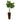 39” Fiddle Leaf Fig Artificial Tree in Bamboo Planter