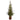 4’ Alpine “Natural Look” Artificial Christmas Tree in Wood Planter with Pine Cones