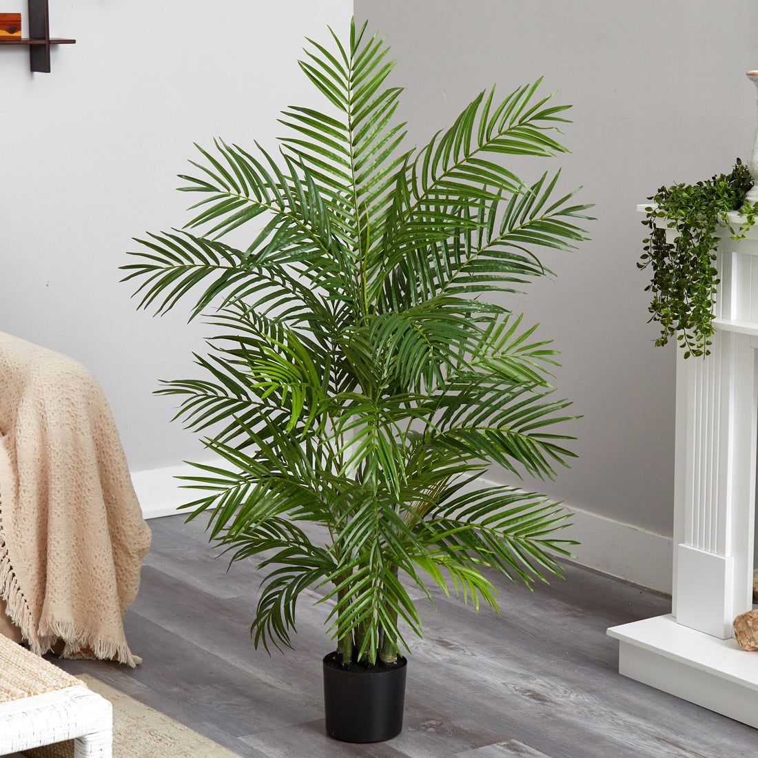 nearly natural areca palm silk tree 4' Areca Silk Palm Tree