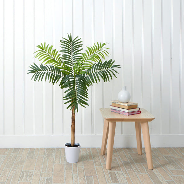 4’ Artificial Areca Palm Tree with Decorative Planter