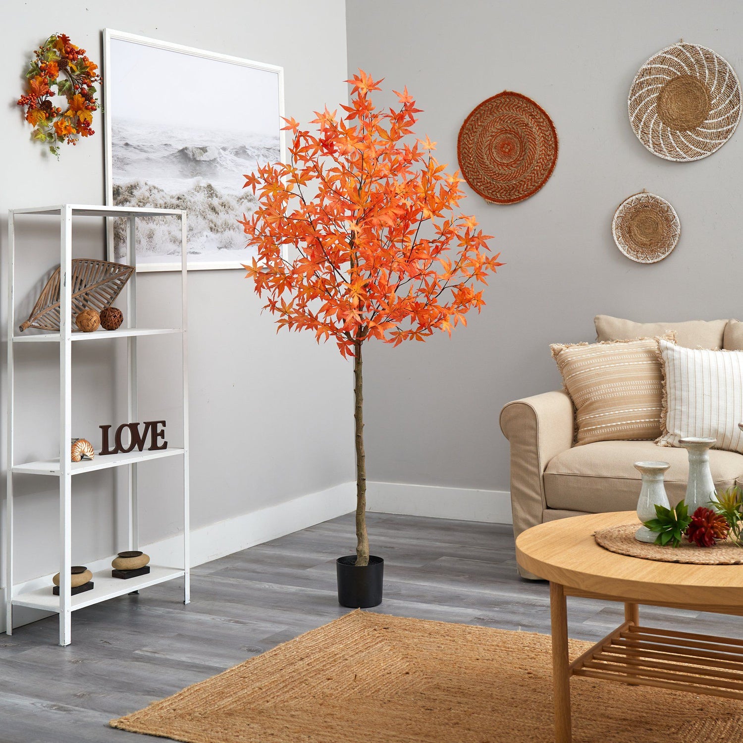 4' Autumn Maple Artificial Tree