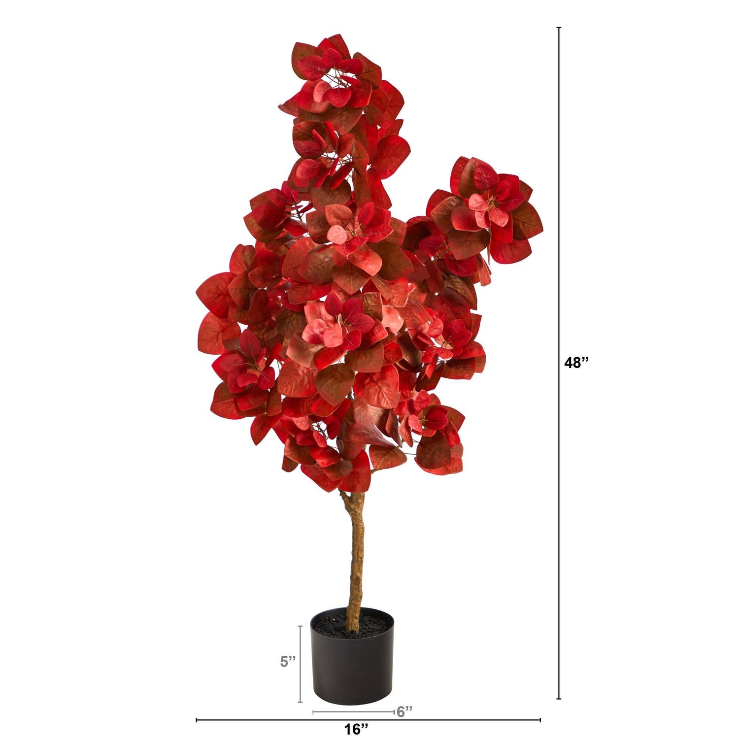 4’ Autumn Pomegranate Artificial Tree