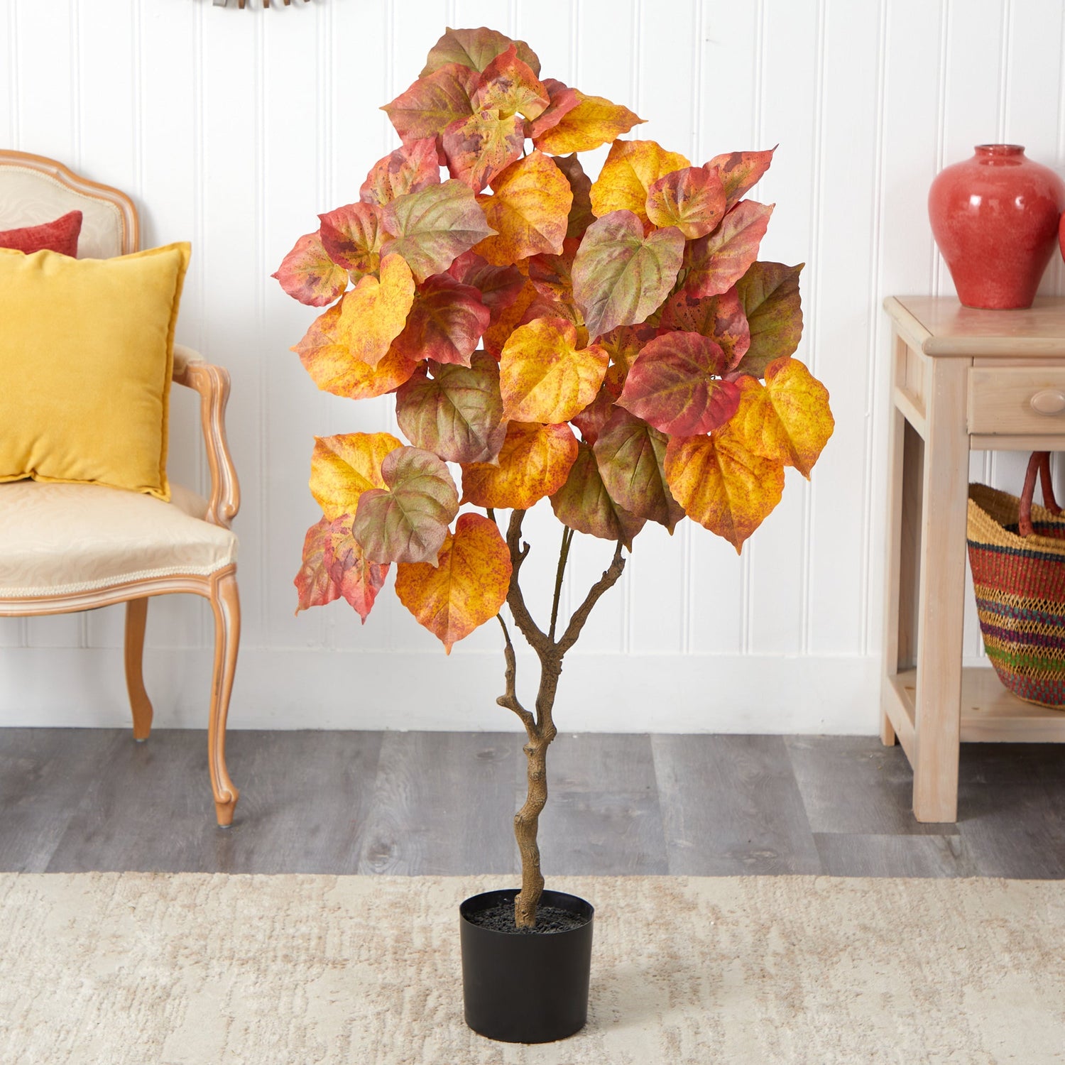 4’ Autumn Umbrella Ficus Fall Artificial Tree