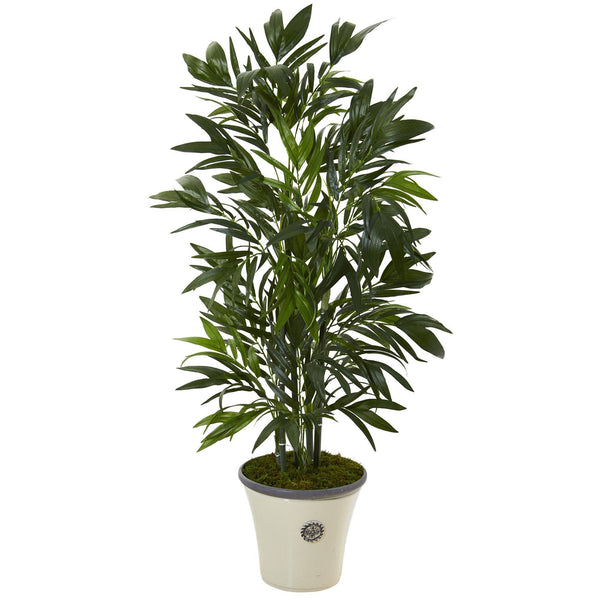 4’ Bamboo Palm Artificial Tree in Decorative Planter