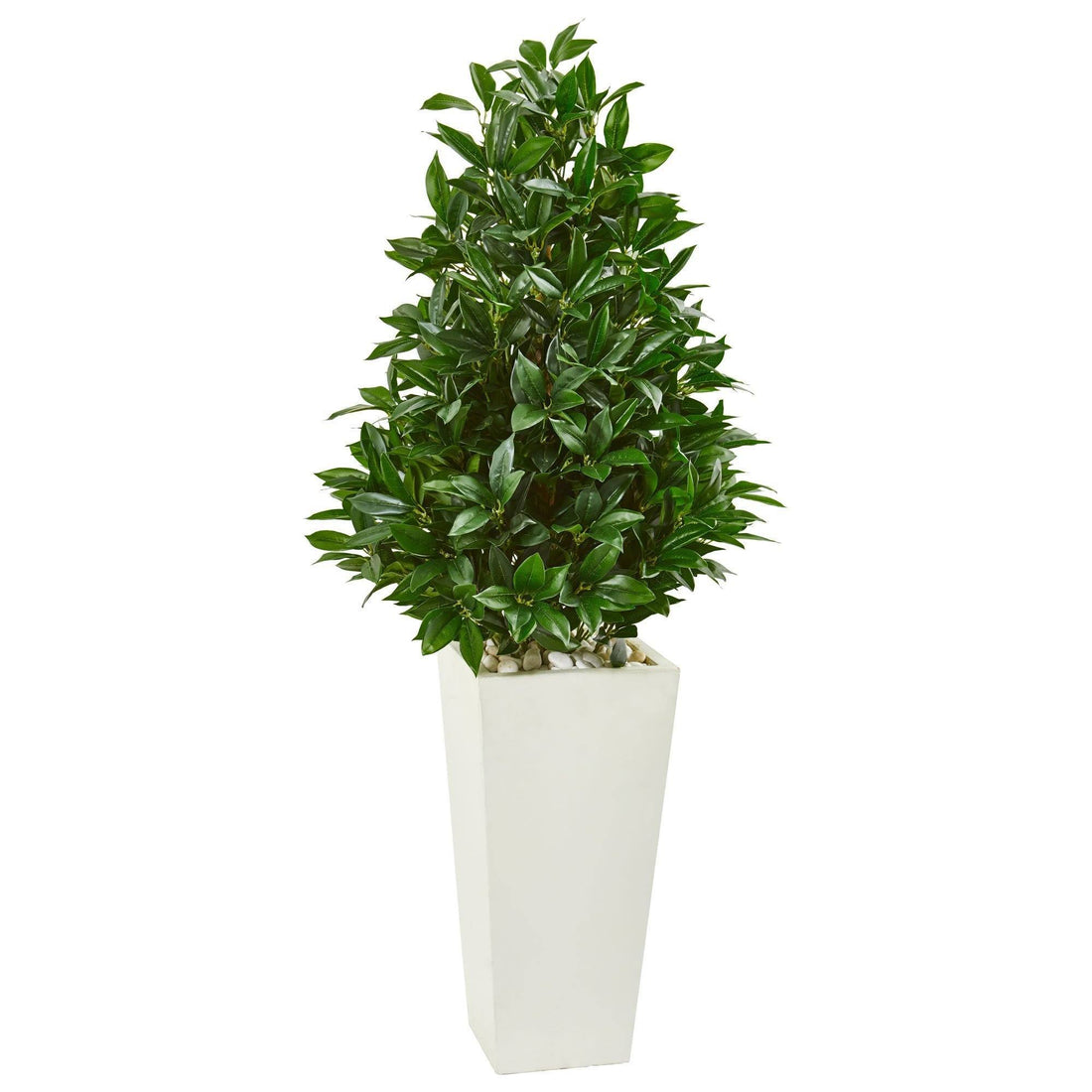 American Tire Artificial Bay Leaf Cone Topiary
