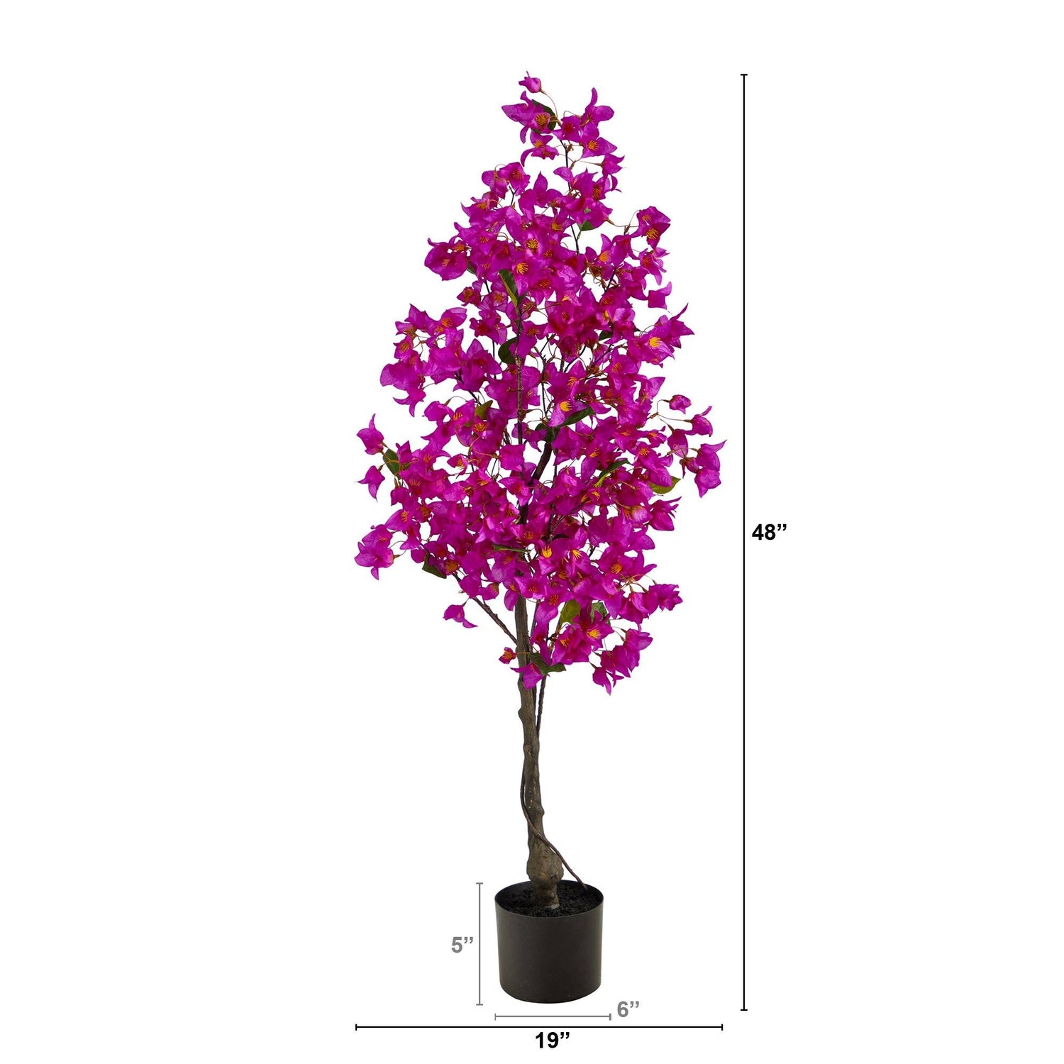 4’ Bougainvillea Artificial Tree