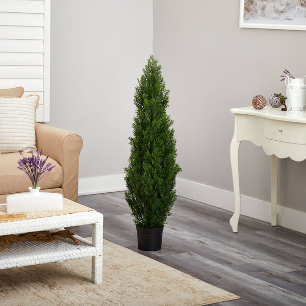 4' Cedar Tree Silk Tree (In-door/Out-door)