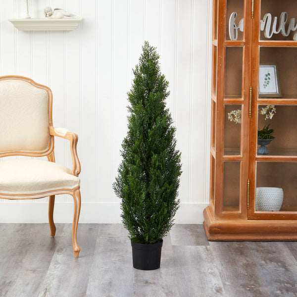 4' Cedar Tree Silk Tree (Indoor/Outdoor)