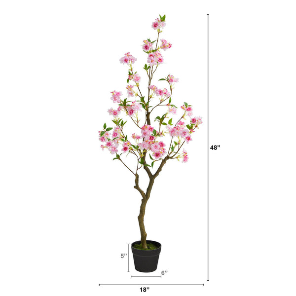 4’ Cherry Blossom Artificial Plant