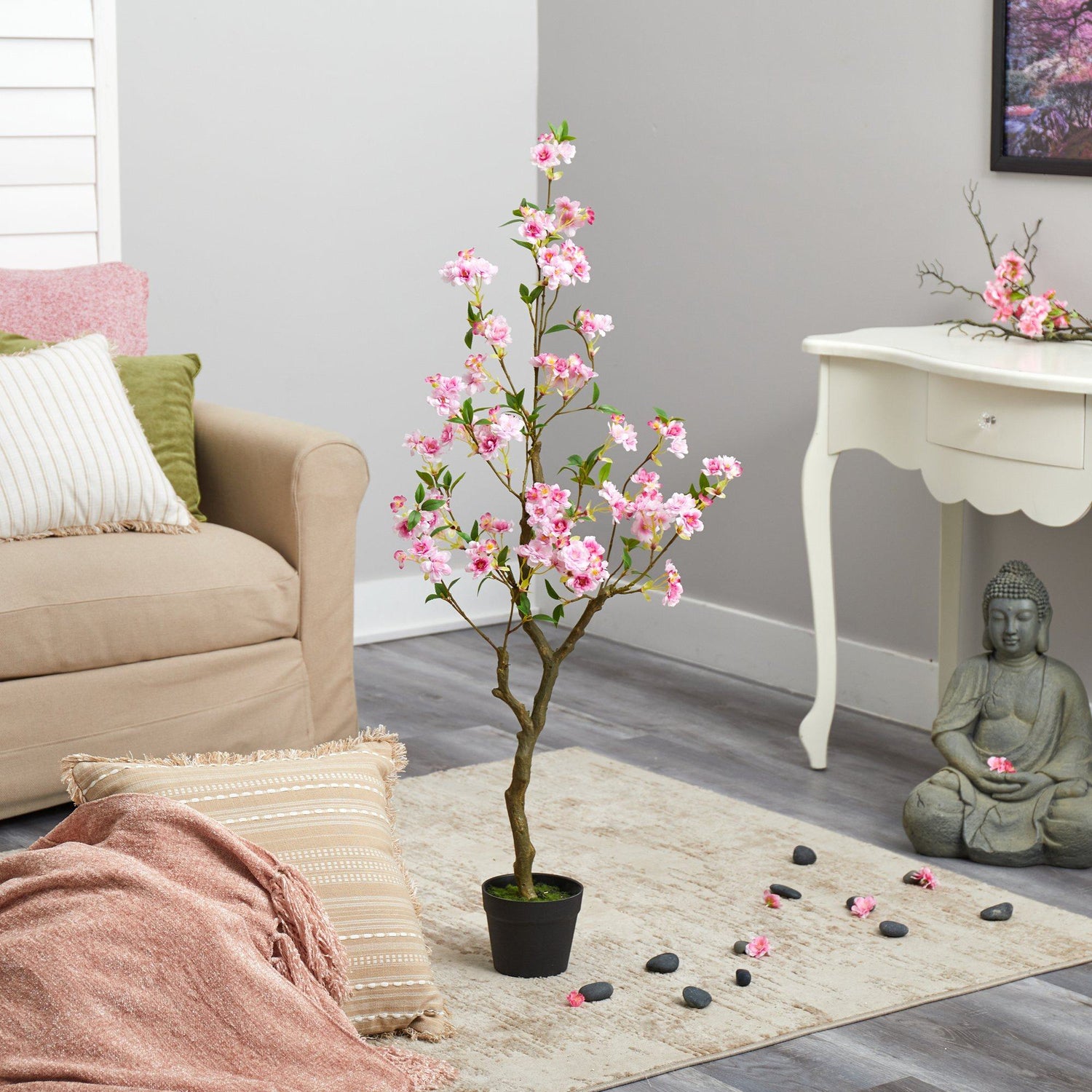 4’ Cherry Blossom Artificial Plant
