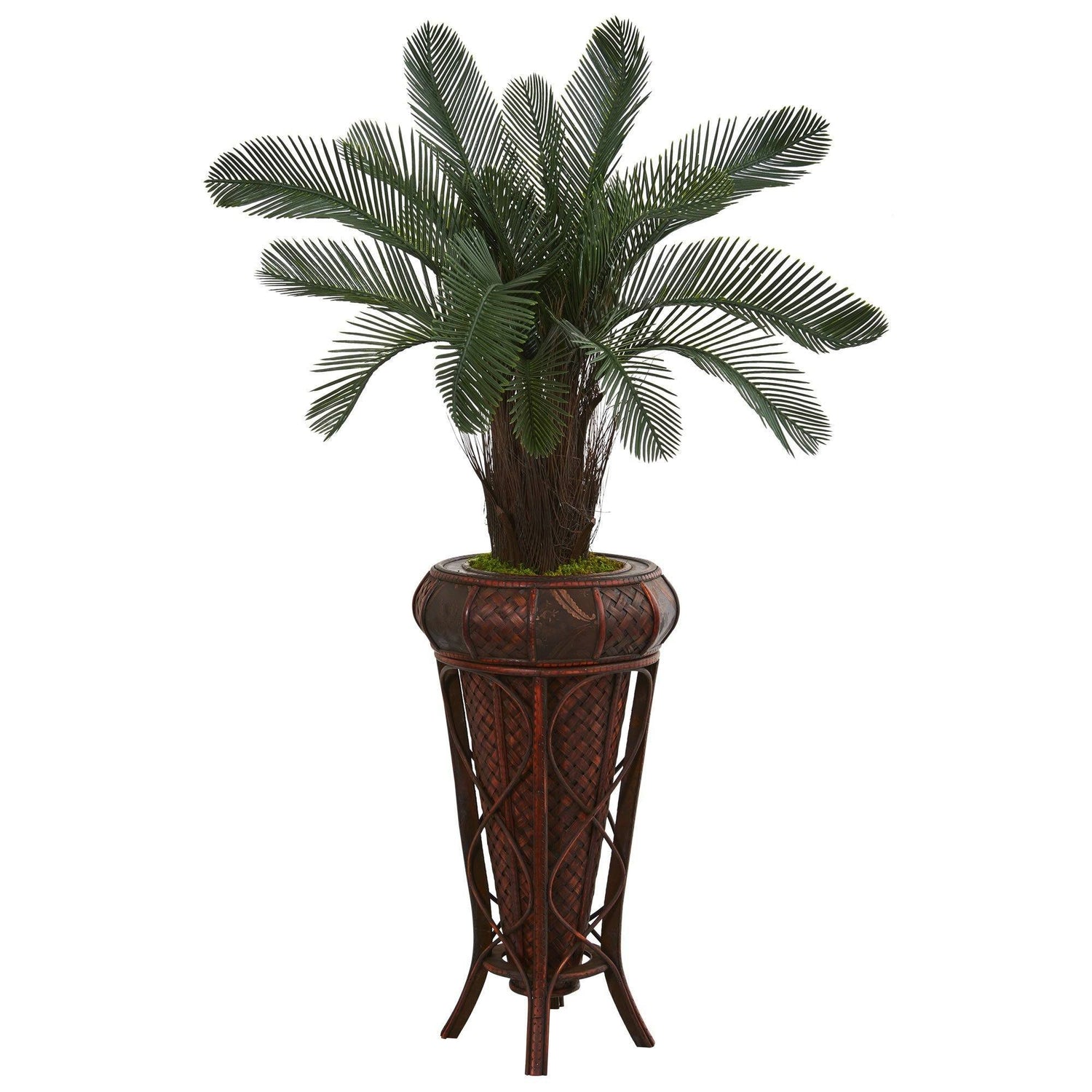 4’ Cycas Artificial Tree in Decoorative Stand(Indoor/Outdoor)
