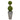 4’ Double Boxwood Topiary Artificial Tree in Cement Planter (Indoor/Outdoor)
