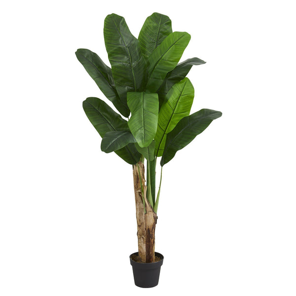 4’ Double Stalk Banana Artificial Tree