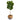 4’ Fiddle Leaf Tree in Boho Chic Handmade Cotton & Jute Gray Woven Planter UV Resistant