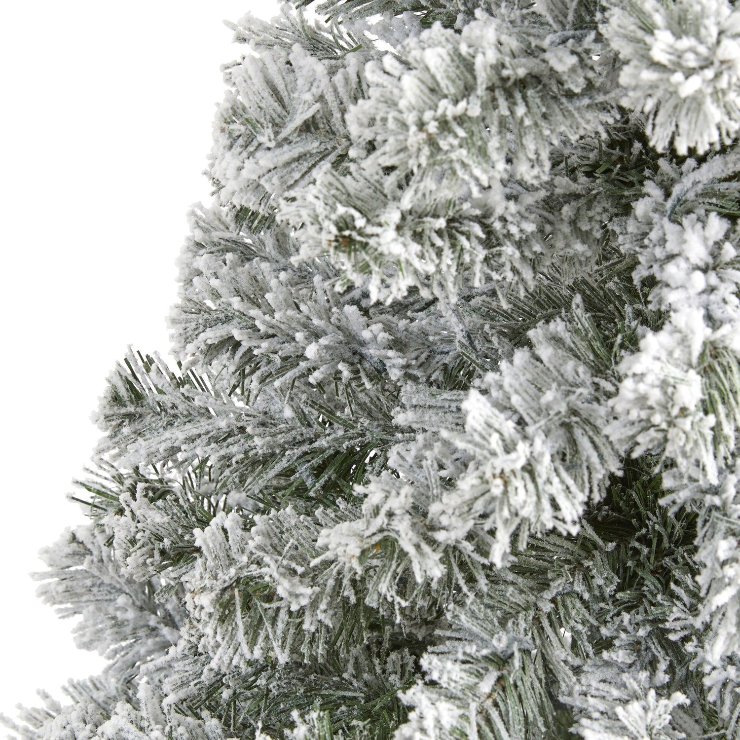 4' Flocked West Virginia Fir Artificial Christmas Tree
